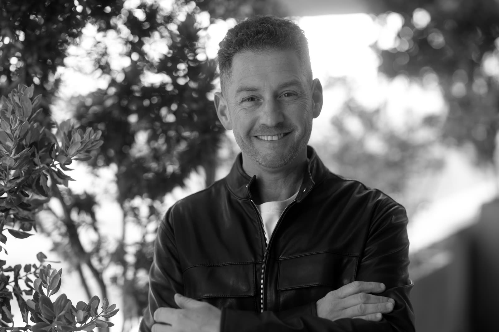 Dan Gildoni, founder of Gildoni Ltd. Editorial black-and-white portrait.